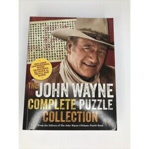 The John Wayne Complete Puzzle Collection-Crosswords,Word Searches,Trivia & MORE